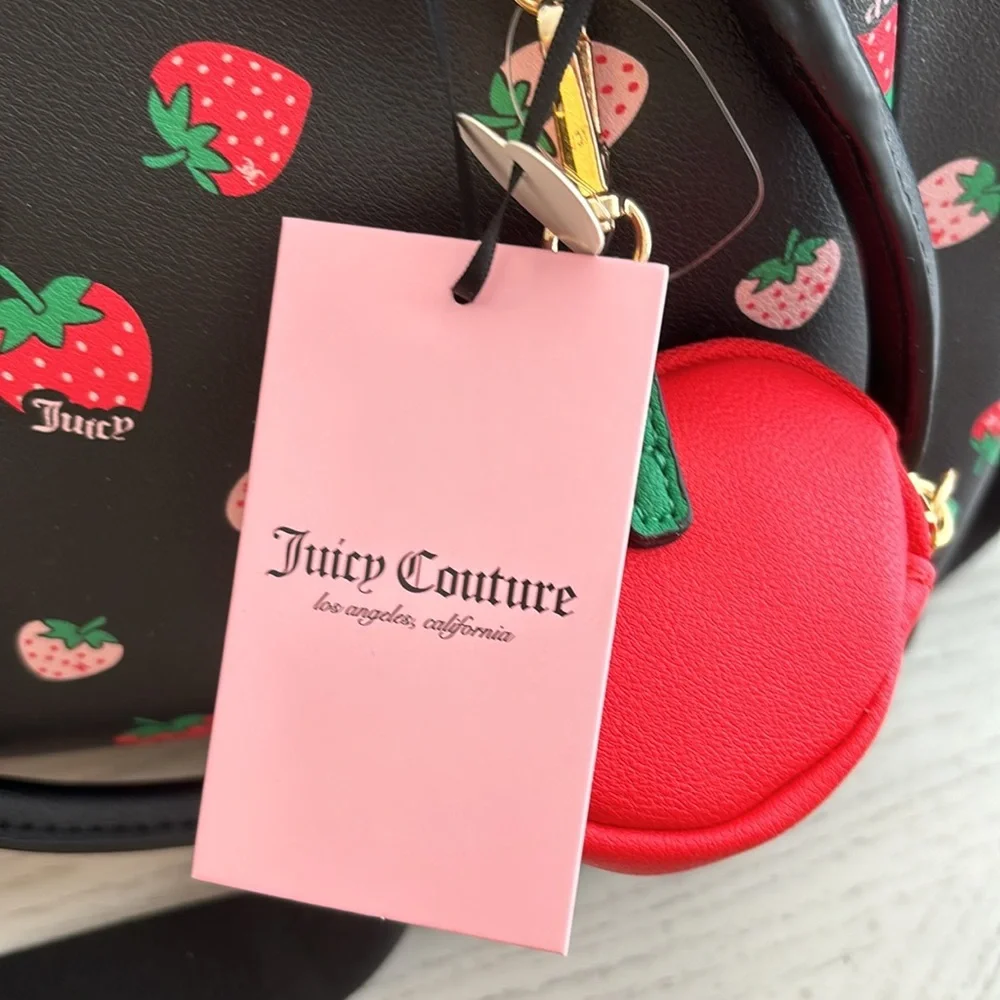 Juicy Couture Sweet N Juicy FR‎ Tote Strawberry Liquori NWT